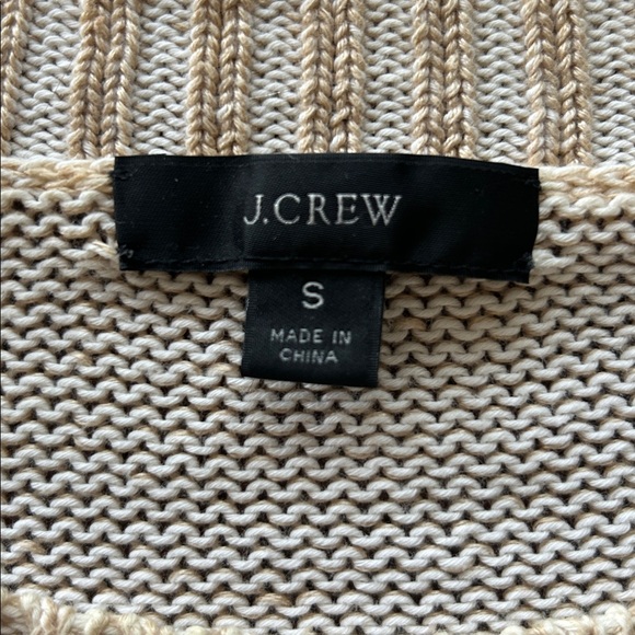 J.Crew women’s cotton linen blend lite spring casual preppy sweater size small - Picture 4 of 7